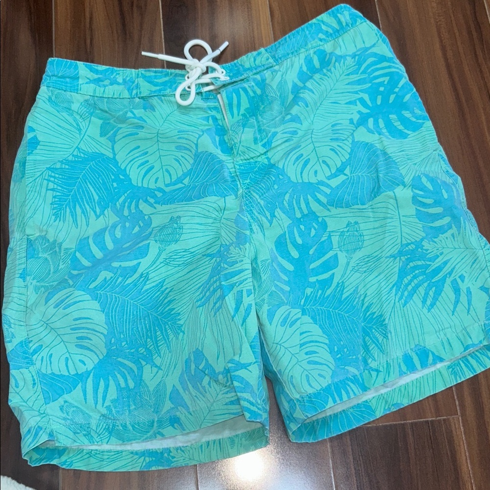 Small 28 Palms men’s swim trunks bathing suit bottoms with pockets